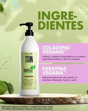 SHAMPOO VEGAN KERATINE COLLAGEN X1000ML