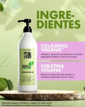 ACONDICIONADOR VEGAN KERATINE COLLAGEN X1000ML